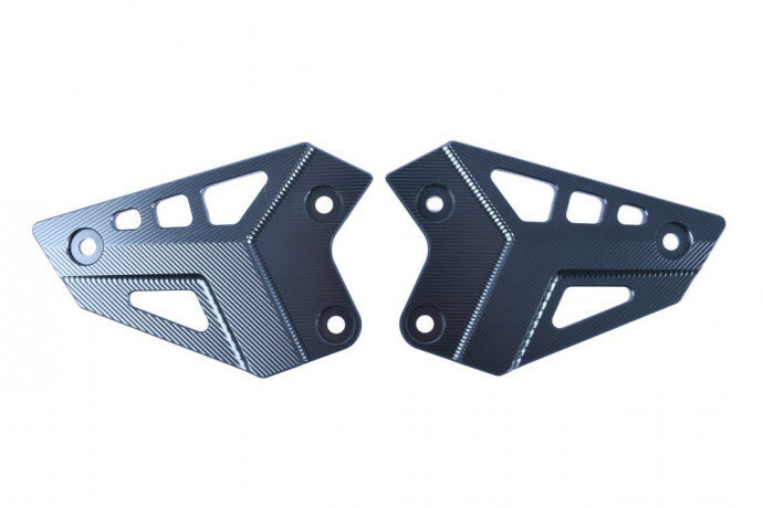 Talonnettes de repose-pieds en titane KAWASAKI Z900 protection anti-usure moto