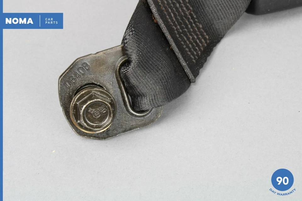 01-03 Lexus LS430 XF30 Cinturón de seguridad trasero izquierdo lado del conductor Hebilla Borde Negro OEM Foto 2 de 4