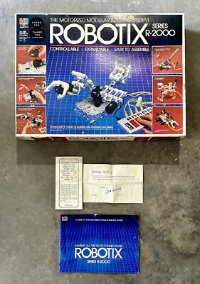 ROBOTIX ~ Series R-2000 ~ Milton Bradley ~ Age: 7-14 ~ USA ~ 1984