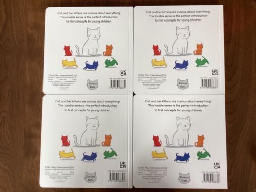 Kinderspiel neugierige Katzensammlung Airlie Anderson 4er Set Brettbücher - Bild 2 von 2
