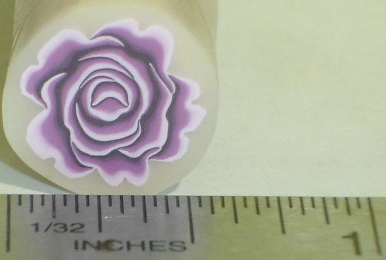 НЕОГРАНИЧЕННОЕ ТРОСТИ ДОСТАВКА ЗА $5 - СЛАДКИЙ ФИОЛЕТОВЫЙ ЦВЕТОК РОЗЫ ТРОСТЬ RAW от SueC #620 - Изображение 2 из 3