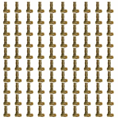 100x PremiumX XCon G1-90 Kompressionsstecker Winkelstecker F-Kompressionsstecker