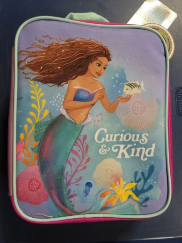 The LITTLE MERMAID ARIEL DISNEY BPA-Free Insulated Lunch Tote Box Bag NWT M3 - Picture 2 of 8