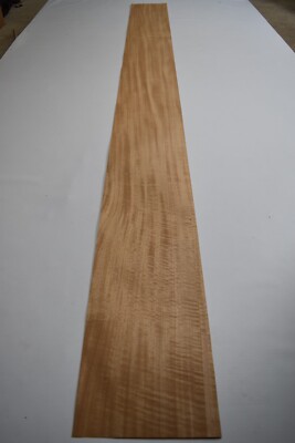 Figürliches Anegre / Anigre Furnier - flexible ECHTHOLZ Platte - 2520 mm x 240 mm