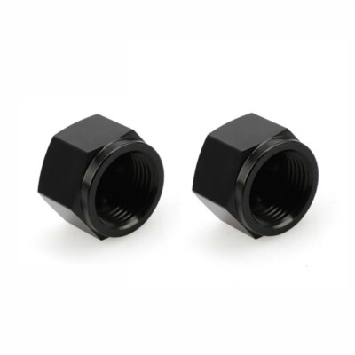 AC PERFORANCE Black -10 AN AN10 Aluinu Ale Flare Plug Fitting With 10AN ORB O Ring Boss - Foto 2