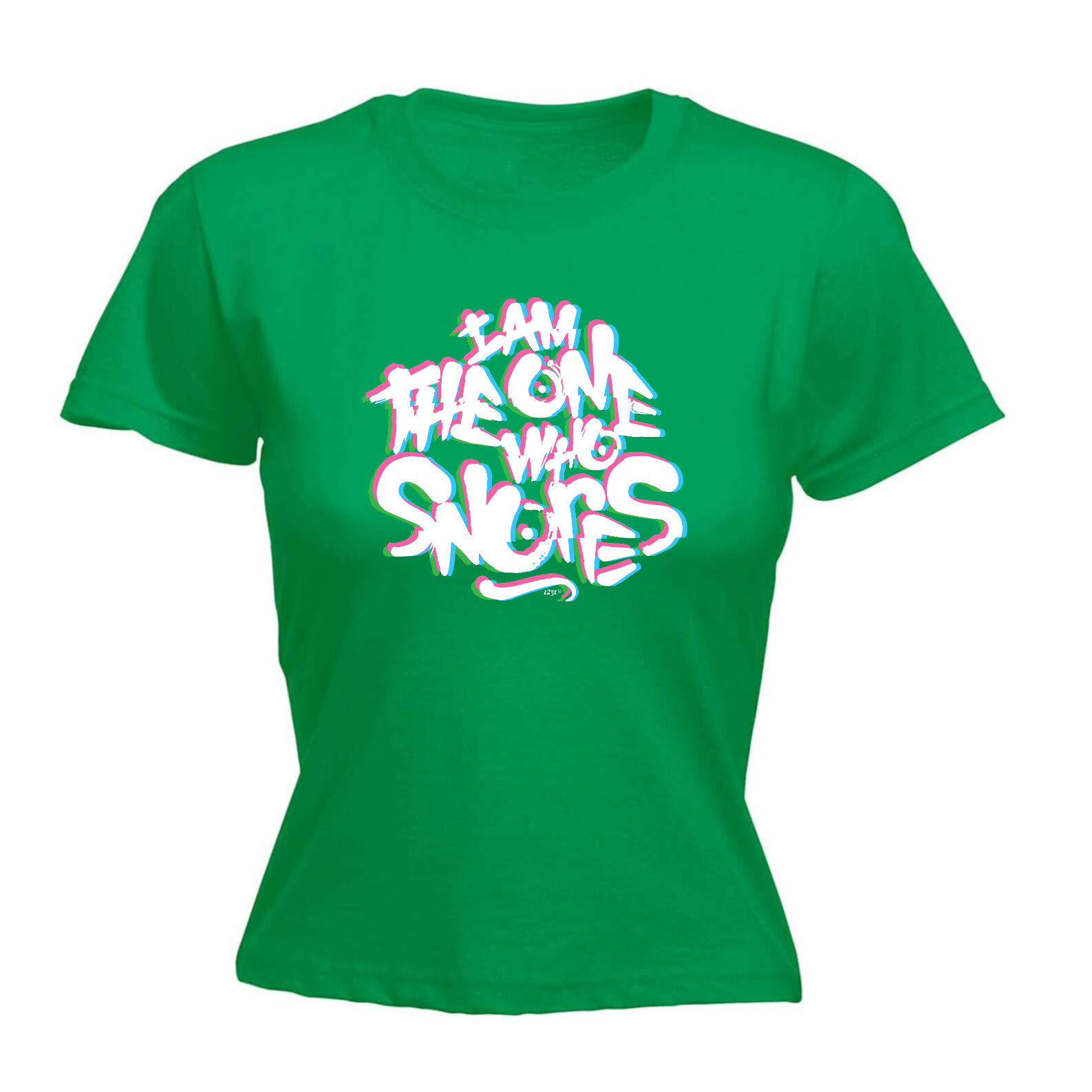 The One Who Snores - Womens T Shirt Funny T-Shirt Novelty gift tshirt