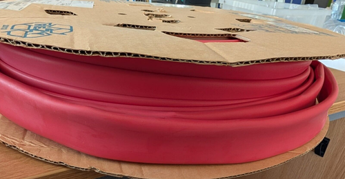 30M REEL X Heat Shrink Tubing Red RNF-100-NR790-2 4.4cm flat - DOM- 05/05 - Picture 2 of 2