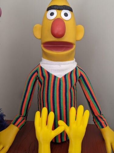 REPLACEMENT PART PAIR OF HANDS ONLY for vintage 1973 Sesame Street Bert Puppet