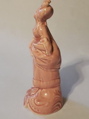 Vintage Pink Porcelain Victorian Lady Figurine 7.5" - Picture 2 of 6