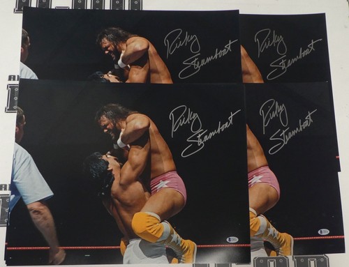 Ricky Steamboat Signed WWE 16x20 Photo BAS COA Wrestlemania 3 vs Randy Savage - Picture 4 of 24