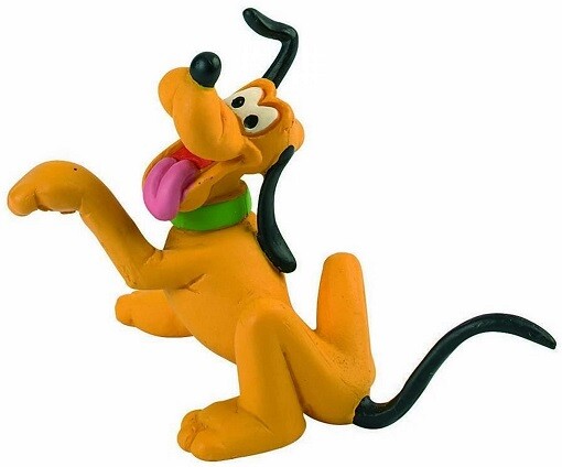 Personaggio Figura Disney Bullyland 15347 PLUTO "" MICHEY MOUSE ""