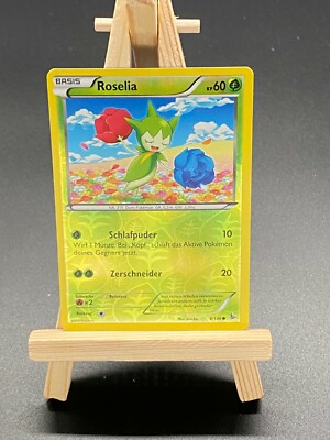 Roselia Reverse Holo 8/106 aus der Serie Flammenmeer