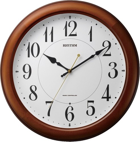 Audubon Society Singing Bird Hanging Wall Sound Clock, Oak Wood