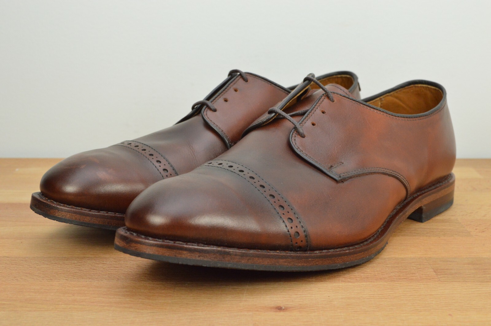 NEW Allen Edmonds Boulevard Cap Toe 