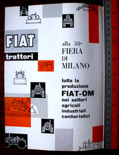 Pubblicità FIAT-OM Trattori alla 38° Fiera di Milano - 4/1960