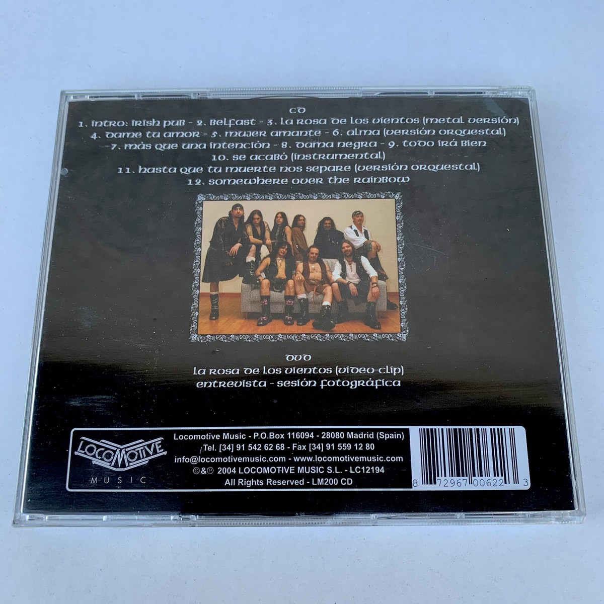 Mago De Oz CD + DVD Belfast Spain Folk Celtic Opera Rock Heavy