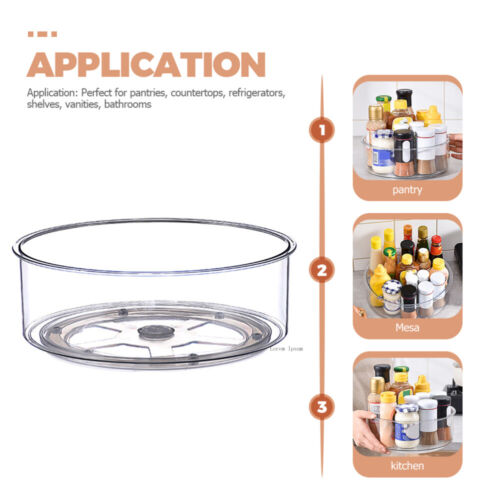 Rotating Organizer Kitchen Spice Tray Condiment Organizer Cabinet Organizer - Picture 4 of 11