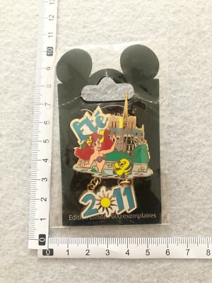 Disneyland Paris DLP Ariel The Little Mermaid & Flounder 2011 LE600 Pin