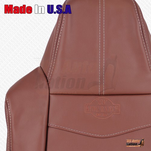 2008 09 2010 Ford F250 F350 F450 F550 King Ranch Driver Passenger Leather Cover - Picture 5 of 20