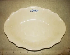 Antique Homer Laughlin 'Hudson' 8" Wide Vegetable Bowl - I.O.O.F. ODD FELLOWS