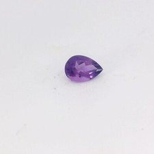 1.73ct Loose Pear Cut Genuine Tanzanite 10 x 7mm Blueish Violet Intense
