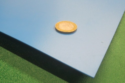 HDPE (Polyethylene) Sheet Blue, .035" x 22" x 48", Textured Matte - Imagen 2 de 2