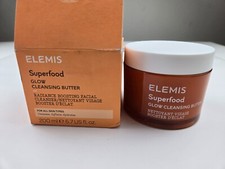 ELEMIS Superfood AHA Glow Cleansing Butter, Daily Facial Cleanser/Mask 6.7 fl oz
