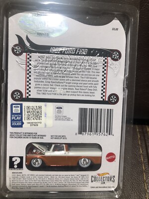 2022 HW RLC Exclusive 1962 FORD F-100 (03314 / 25000) | eBay