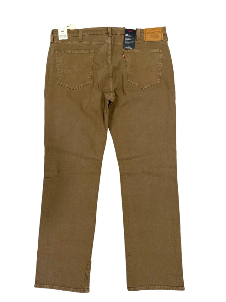 Jeans elásticos Levis 514 Premium calce recto color marrón mostaza 005141738 Foto 2 de 4