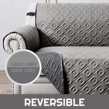 Sofa Slip Covers Reversible Waterproof Quilted Throw Pet Protector Couch Cover