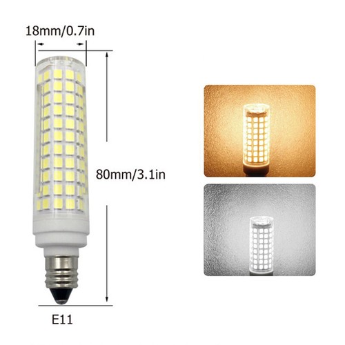 1X 10X Dimmable LED Bulbs 15W 136LEDs Bulb E14 Corn Light 220 Volt Cool White - Picture 12 of 15