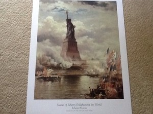 Statue Of Liberty By Moran 24 X 30.5 inches