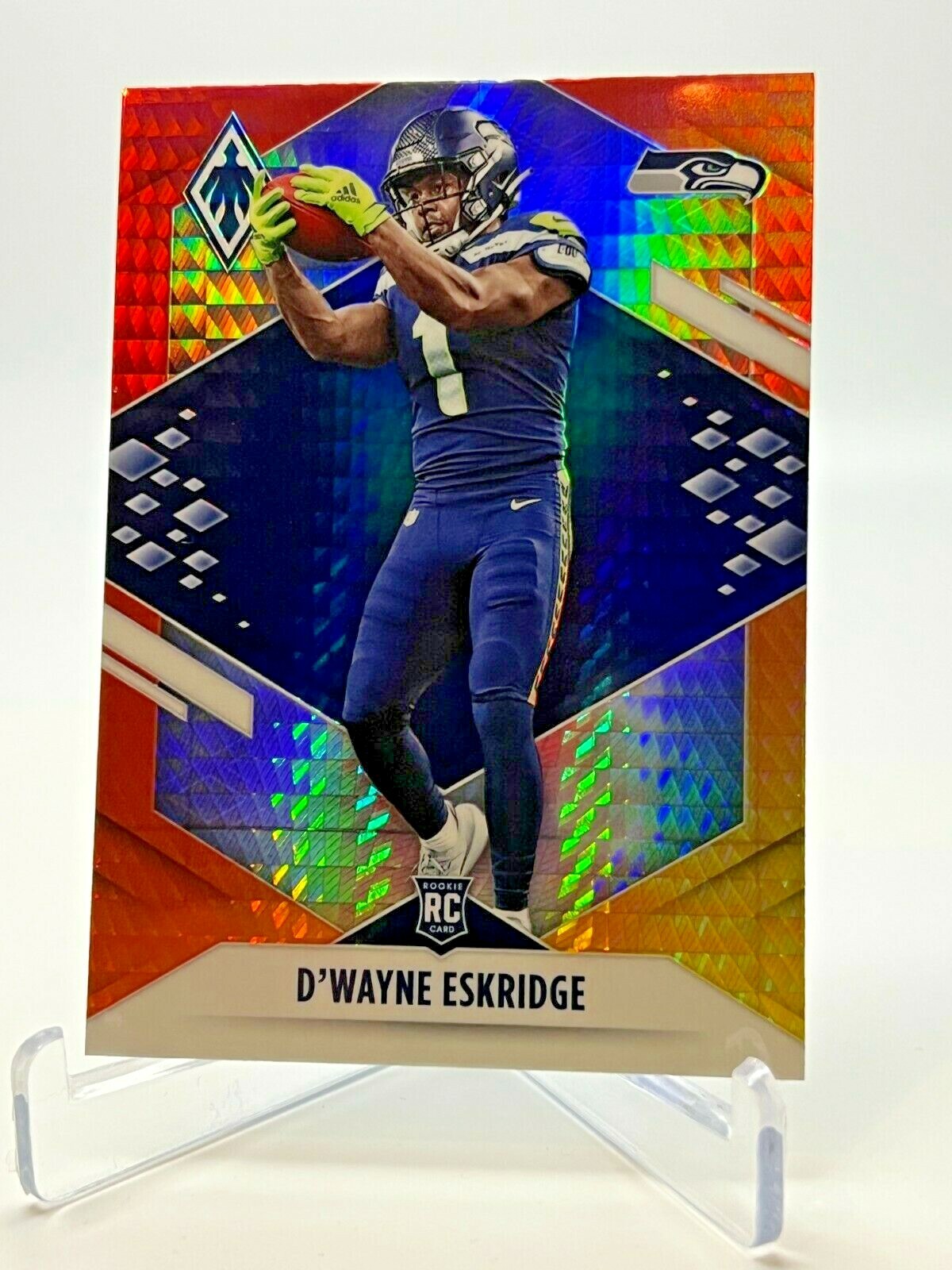 D'Wayne Eskridge RC 2021 Panini Phoenix Fire Burst Fanatics Rookie 118 eBay