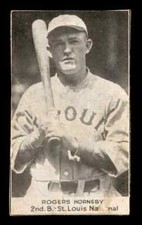 1921 E220 National Caramel Rogers Hornsby - VG (Trimmed)