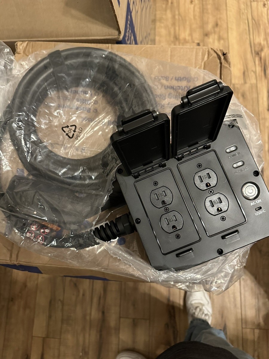 Genuine JEEP WRANGLER 4XE Ev Charger Power Panel BOX & Cord