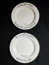 2 FEED ON THE WORD Bread/Butter/Appetizer Plates Proverbs: 5:3, 5:7