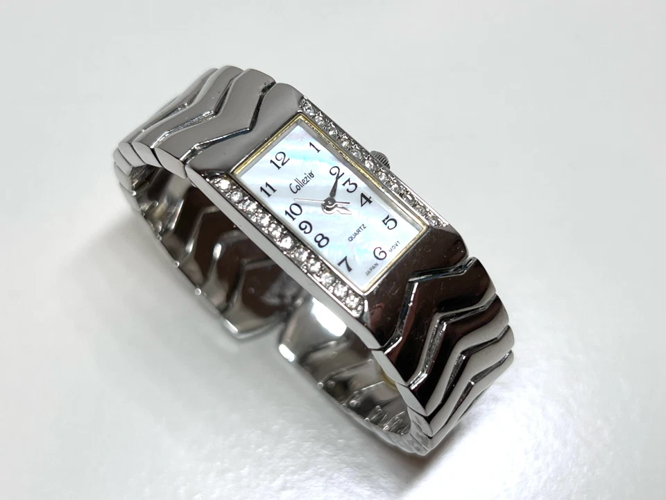 Женские часы COLLEZIO с украшенным драгоценными камнями браслетом перламутровым циферблатом - НЕ ТЕСТИРОВАЛИСЬ - Изображение 2 из 4