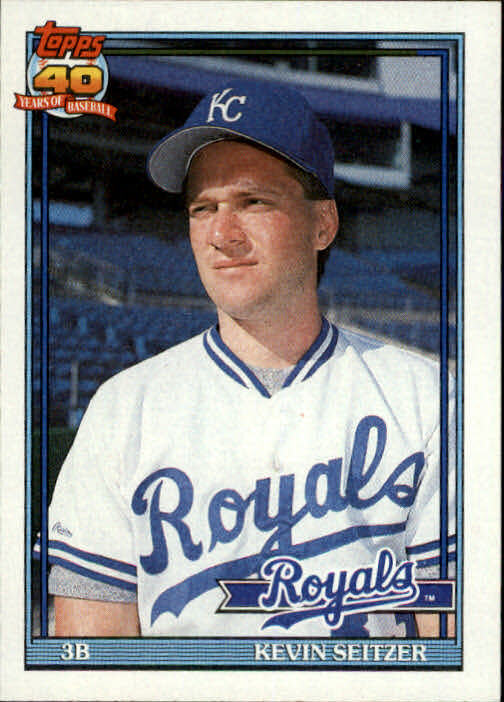 1991 Topps #695 Kevin Seitzer - NM