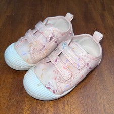 Cat Jack Unicorn Hook Loop Closure Sneakers / Pink / Size 6