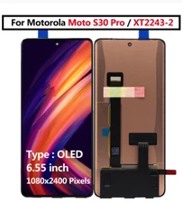 OEM LCD Display Touch Screen Digiziter For Motorola Moto S30 Pro XT2243-2 6.55"