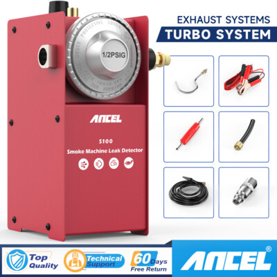 ANCEL S100 Smoke Machine Leak Detector, Automotive EVAP System Diagnostic Tool