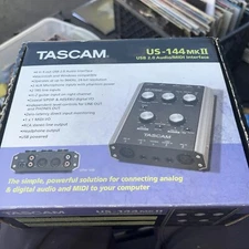 Tascam US-144MKII Analog Recording Interface Excellent In Box
