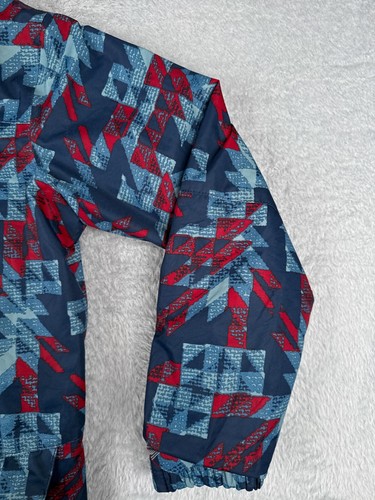 Columbia Jacket Boys Extra Large Blue Red Southwest Pattern Full Zip Insulation - Picture 2 of 16