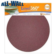 Radius 360 Drywall Sanding Discs, 9" 100-Grit (25 Pack) Fits PC 7800 *NEW*