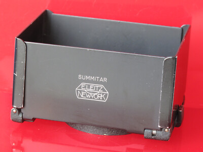 Leica Summitar barn door lens hood, E. Leitz New York,  NICE US SELLER ''LQQK''