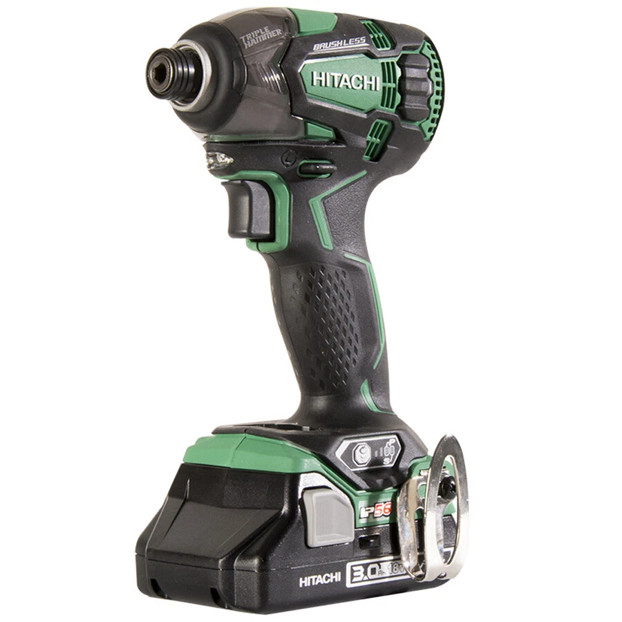 HITACHI WH18DBDL2 NEW 18V Brushless Cordless Li-Ion Triple Hammer Impact Driver - Image 3 of 4