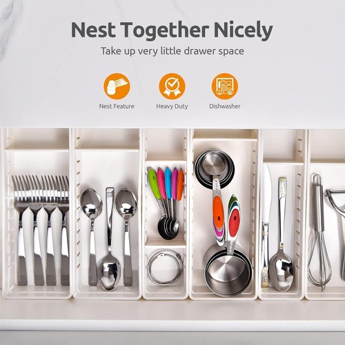 Durable Multicolor Measuring Cups & Spoons Set, 18/8 Stainless Steel - 10 Pieces - Picture 11 of 11