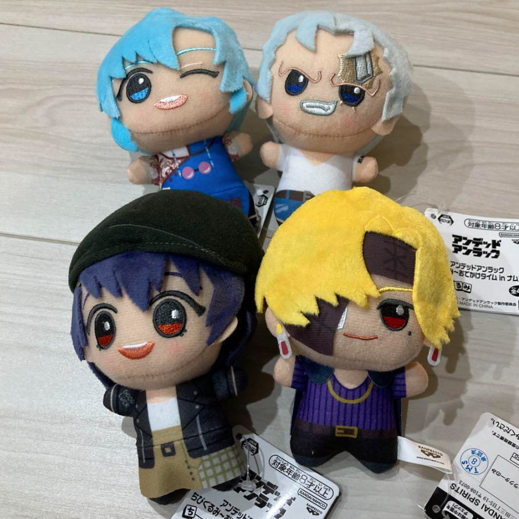 Undead Unluck Chibigurumi Namco Plush Doll Andy Fuko Shen