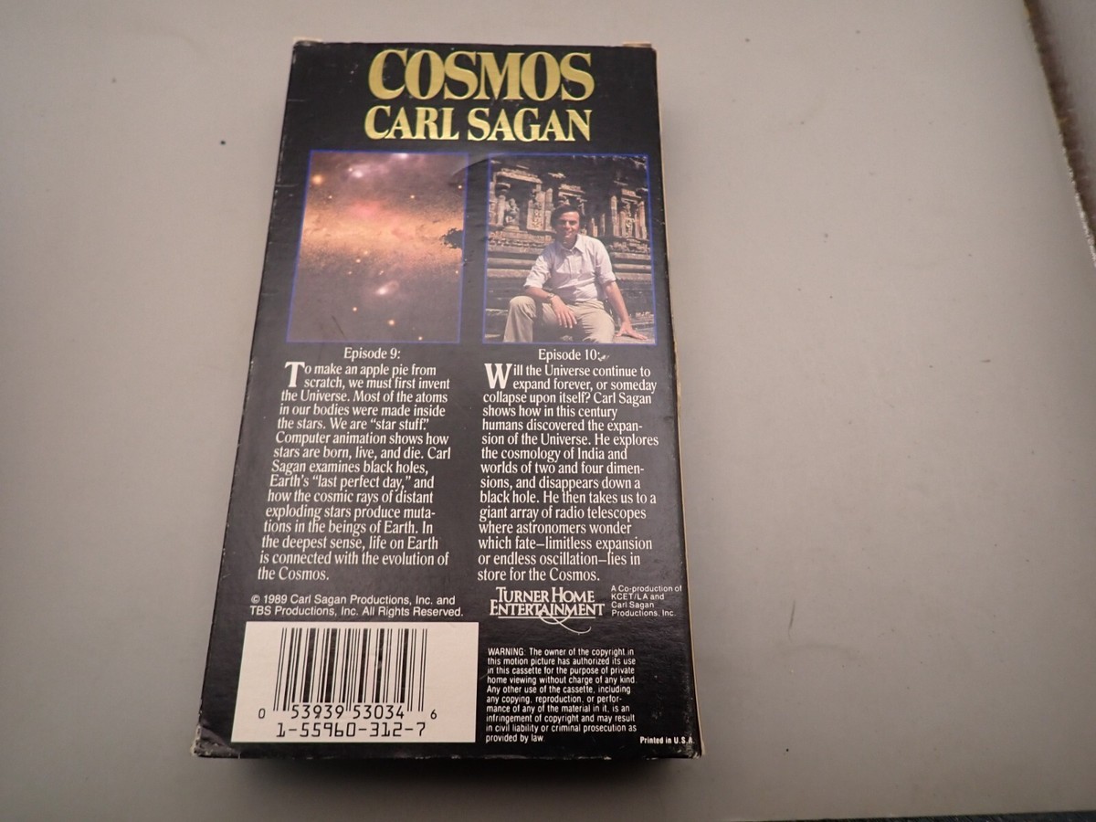 COSMOS CARL SAGAN EPISODE LIVES OF THE STARS VHS Tested GA23