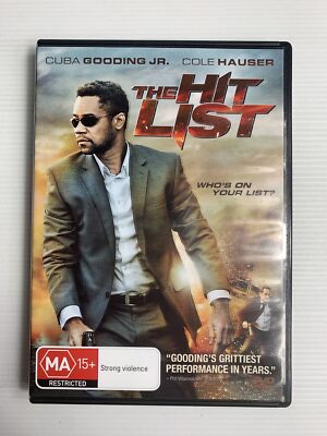 THE HIT LIST Cuba Gooding Jr Cole Hauser DVD R4 Action Movie UK